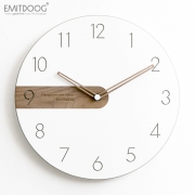 EMITDOOG 简约北欧风挂钟 12英寸