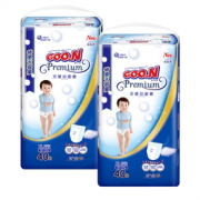 GOO.N 大王 天使拉拉裤 男女宝通用 XL40片*2包 +凑  305.9元包邮