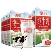 Weidendorf 德亚 全脂纯牛奶1L*12盒 119元包邮
