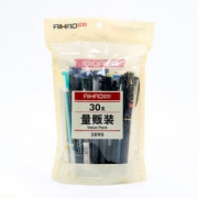 移动端： AIHAO 爱好 中性笔 0.5mm 30支混色装 15.9元包邮（拼团价）