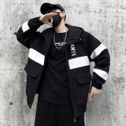 苏格森2019新款宽松外套帅气连帽夹克男 券后￥168