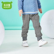 木木屋 男童 休闲条纹裤 29.9元包邮