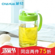 茶花 厨房玻璃防漏油壶 450ml *2件
