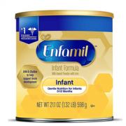 Enfamil 美赞臣 婴幼儿配方奶粉 0-12个月 598g 4罐装  671.7元含税包邮