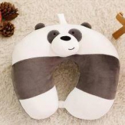 蓝白玩偶 卡通U型抱枕