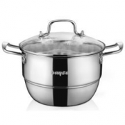 BAYCO 拜格 韩式不锈钢高汤锅 20CM BG1033 *4件+凑单品 99.5元（满减，合24.88元/件）