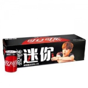 Coca Cola 可口可乐  Zero 零度 碳酸饮料 迷你摩登罐 200ml*12罐*2组装 *2件