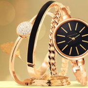 安妮 克莱恩（ANNE KLEIN）    女士时尚腕表+手链套装惊喜特卖  ￥299起