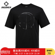 准者 圆领套头宽松T恤 Z119110409 黑 新品优惠价79元