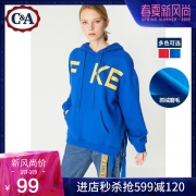 C＆A CA200210813-1 女士连帽抓绒卫衣 89元包邮