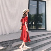 夏季海边度假沙滩裙连衣裙