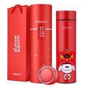 富光 荣耀系列 红色JOY定制款 不锈钢真空保温杯礼盒装 480ML