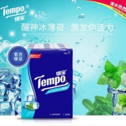 Tempo 得宝 茉莉花味 冰薄荷味迷你4层加厚纸手帕*36包*7件 ￥93