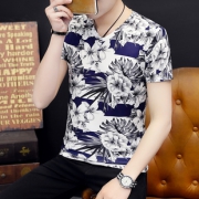 韩版夏季时尚V领短袖