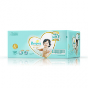 Pampers 帮宝适 一级系列 婴儿纸尿裤 L号 120片 *2件  440元包邮