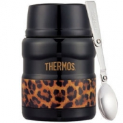 THERMOS 膳魔师 SK-3000 不锈钢保温罐 470ml 豹纹黑 *2件 249.36元含税包邮（双重优惠）