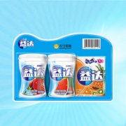 Extra 益达 口香糖木糖醇 2+1苏宁定制装 (草莓西瓜40粒双瓶装+热带水果12片装) 25.4元