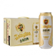 TSINGTAO 青岛啤酒 全麦白啤 500ml*12罐 69元