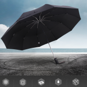 【白菜价】 雨景十骨全自动雨伞自开自收折叠伞