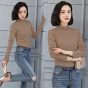 春季女修身打底衫韩版百搭显瘦T恤