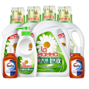 3件x10.84斤 妈妈壹选 洗衣组合装（皂液2kg+皂液1kgx3瓶+60ml消毒液x2+300g内衣皂液）