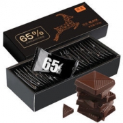 诺梵 65%可可含量 纯黑可可脂巧克力 130g *10件 74.5元（双重优惠）