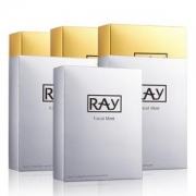 RAY 蚕丝面膜 金色款 10片*3盒+银色款 10片*3盒 +凑单品