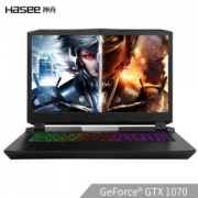 HASEE 神舟 战神GX8-CP5S1 17.3英寸游戏本（i5-8400、8GB、1TB+128GB、GTX1070、120Hz）