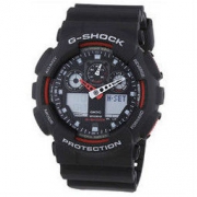 中亚Prime会员： CASIO 卡西欧 G-SHOCK GA-100-1A4ER 双显运动手表 *2件 808.2元包税包邮（双重优惠）