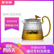 锤纹玻璃功夫茶壶 400ml 25元包邮