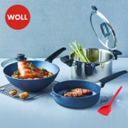 历史低价： WOLL 蓝宝石系列 炒锅不粘锅四件套 1638元包邮（需用券）