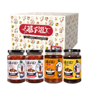 吉香居 暴下饭 牛肉酱 4种口味定制装 250g*4瓶