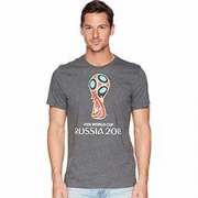 adidas 阿迪达斯 男士足球世界杯徽章 T 恤 36.34元