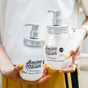 向往的生活同款，Amino Mason 升级氨基酸无硅油套装（洗发水450ml+护发素450ml） 3款