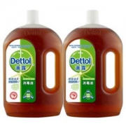 滴露Dettol 消毒液 1.8L*2 瓶 *2件