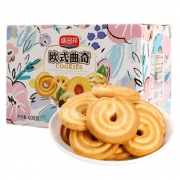 盛园祥黄油曲奇饼干礼盒装600g