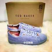 限US7码，Ted Baker 泰德·贝克 Kellei 女士休闲板鞋 Prime会员免费直邮含税