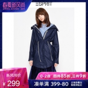 27日 ESPRIT 028CC1G003 女士风衣 *4件 866.6元（合216.65元/件）