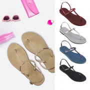 特Havaianas巴西2018新品女皮凉鞋紫色YOU RIVIERA人字拖鞋哈瓦那 134元