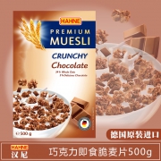 HAHNE 汉尼 巧克力麦片 干吃麦片 500g