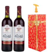 西班牙原酒进口甜红葡萄酒两支礼盒