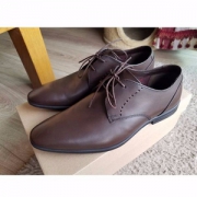 限UK7.5码，Clarks 其乐 Bampton 男士真皮正装鞋 Prime会员免费直邮含税