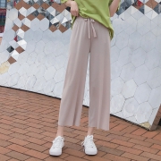 芮依格 高腰九分垂感休闲阔腿裤 24元包邮
