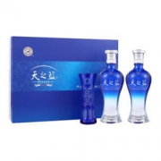 洋河蓝色经典 天之蓝 46度 礼盒装 480ml*2瓶 白酒 *3件 1511元（双重优惠，合503.67元/件）