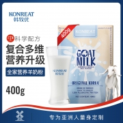 韩国进口 韩牧优 羊奶粉 低脂高钙不长胖 400g 39.9元包邮 京东99元