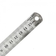 MATE-IST 欧标 B2486 不锈钢直尺 15cm *3件