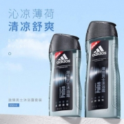 adidas 阿迪达斯 男士激情沐浴露400ml+250ml
