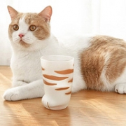 吸猫党福利！网易严选 猫爪凉水杯 300ml