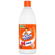 ￥4.4 Mr Muscle 威猛先生 84消毒液 清新花香 500g（买1件赠同款1件）