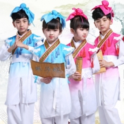 儿童汉服男女表演服演出服诗词朗诵